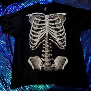 Halloween skeleton shirt